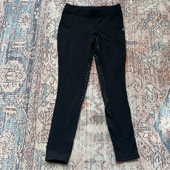 Kerrits Kids Coolcore Silicone Full Leg Riding Tech Tight Equestrian Pant Large - Picture 6 of 15